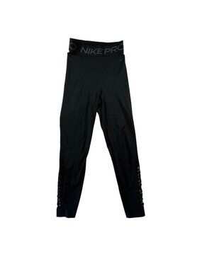 Nike Pro Intertwist Small Tights Fit Training Black Cutouts Workout Athleasure